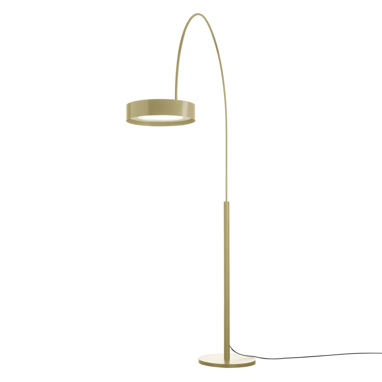 Berlin Arched Floor Lamp: Outdoor + Ivory