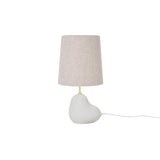 Hebe Lamp: Short + Natural + Off-White