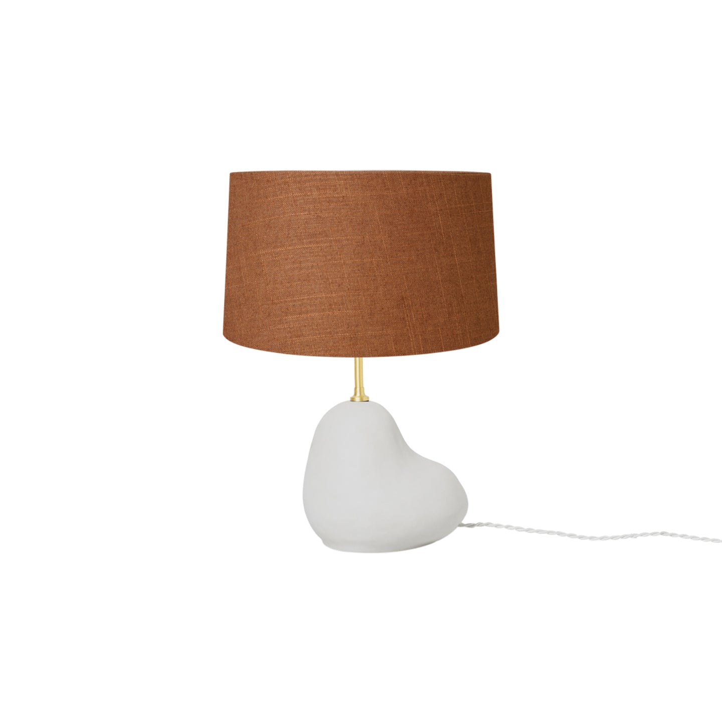 Hebe Lamp: Extra Small + Curry + Off-White