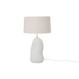 Hebe Lamp: Small + Natural + Off-White