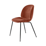 Beetle Dining Chair: Conic Base + Full Upholstery + Black Matt