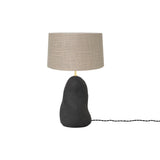 Hebe Lamp: Small + Sand + Dark Grey