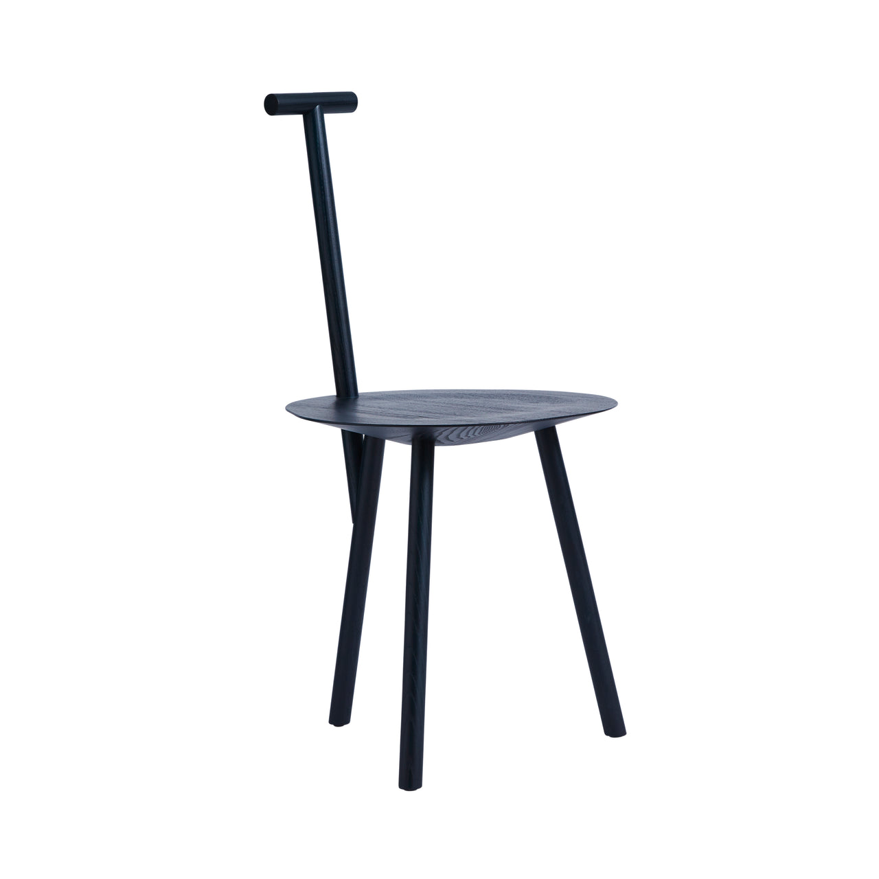 Spade Chair: Stained Navy Blue