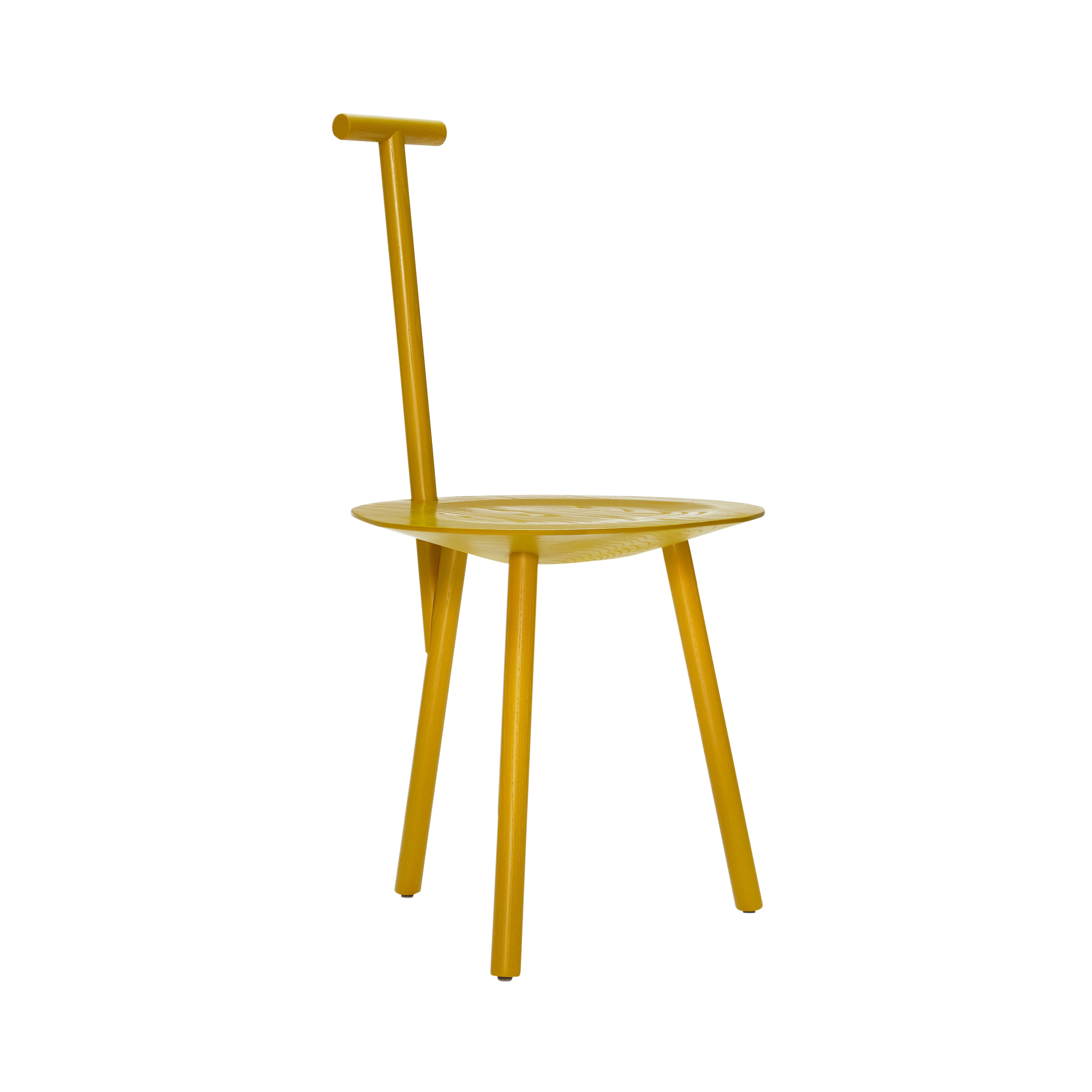 Spade Chair: Stained Turmeric Yellow