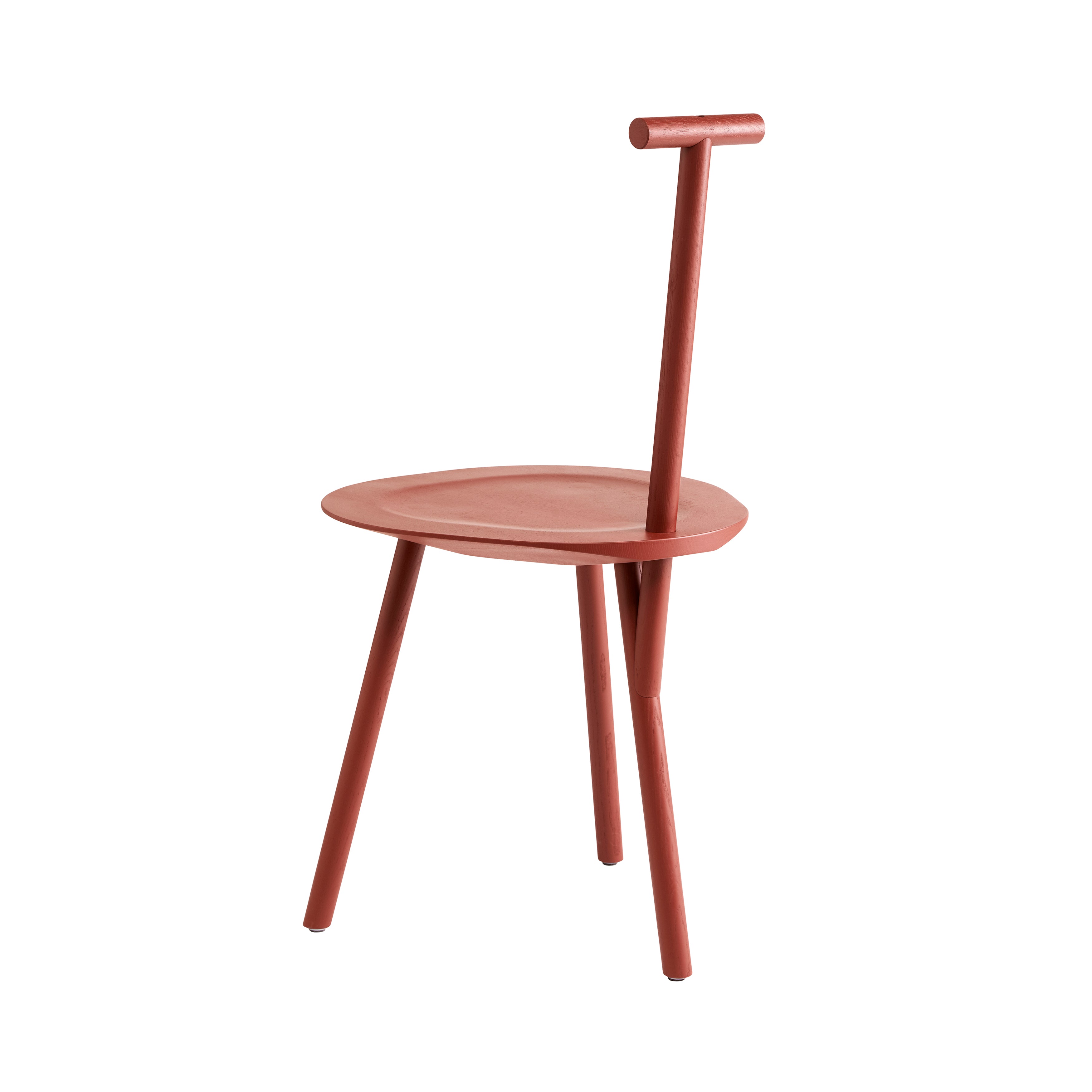 Spade Chair: Stained Basque Red