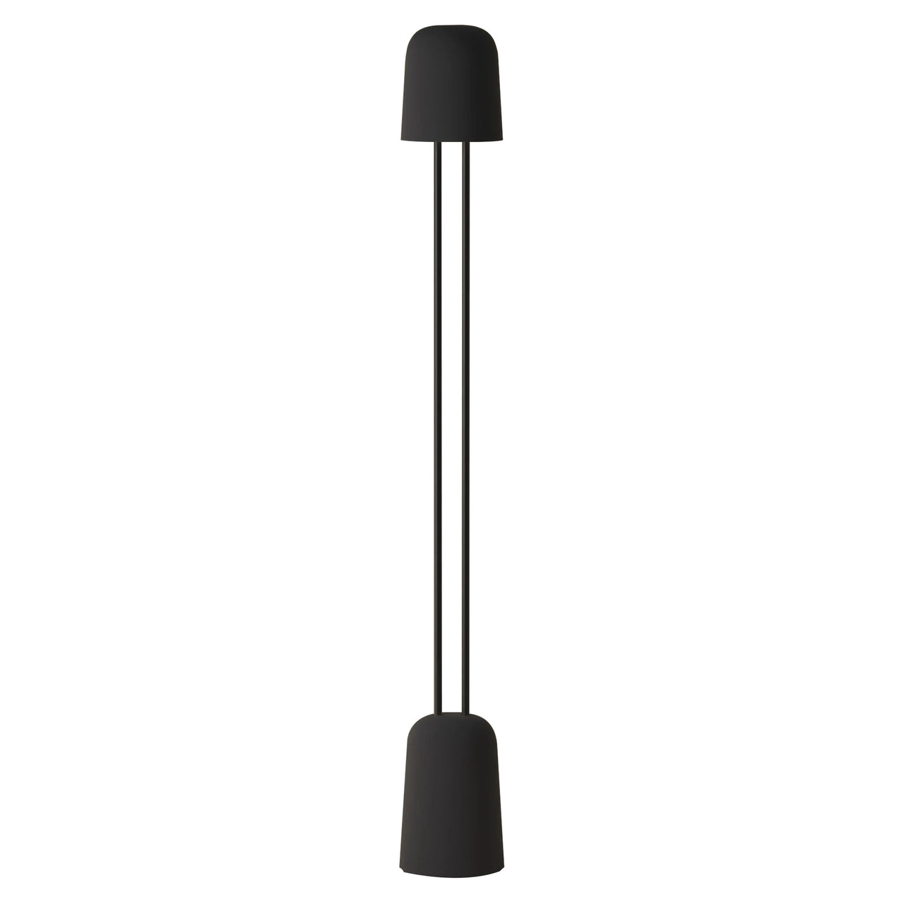 Gio Floor Light: Carbon + Black