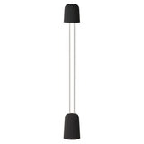 Gio Floor Light: Carbon + White