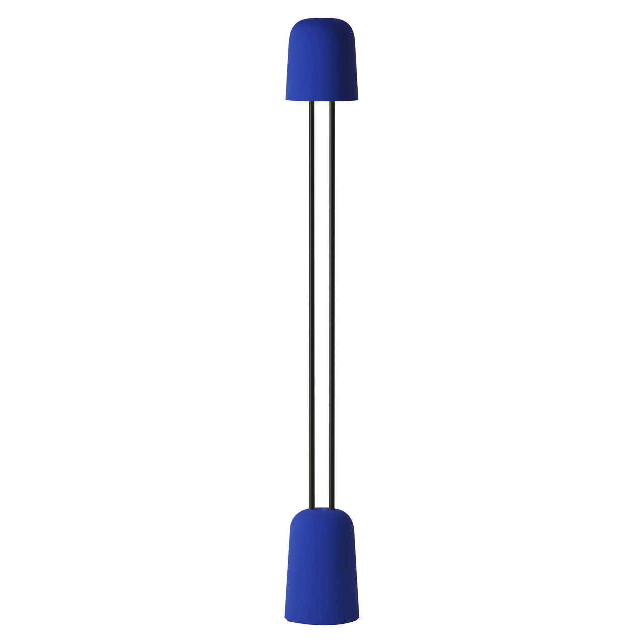 Gio Floor Light: Cobalt + Black