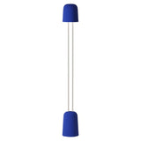 Gio Floor Light: Cobalt + White