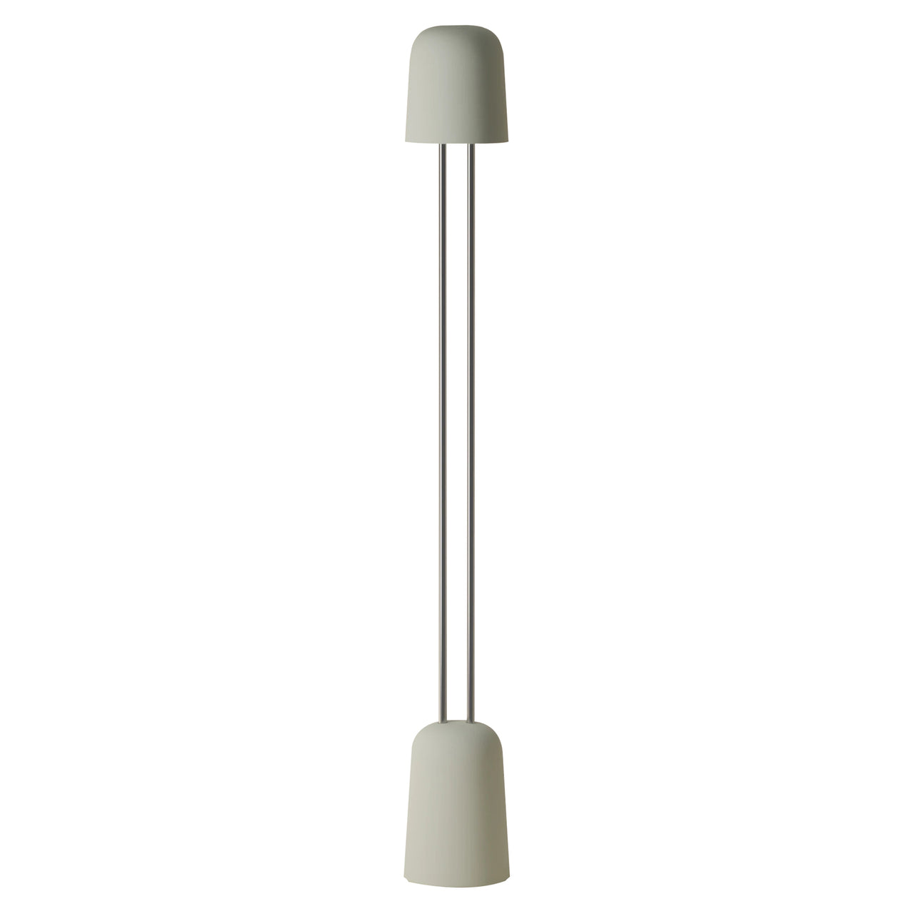 Gio Floor Light: Meadow + Chrome