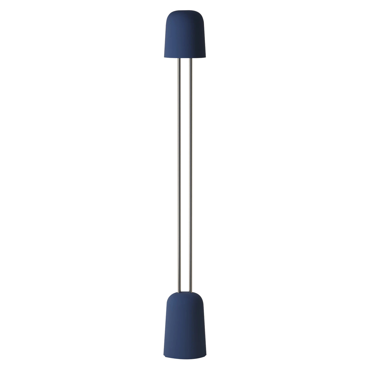 Gio Floor Light: Midnight + Chrome