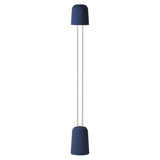 Gio Floor Light: Midnight + White