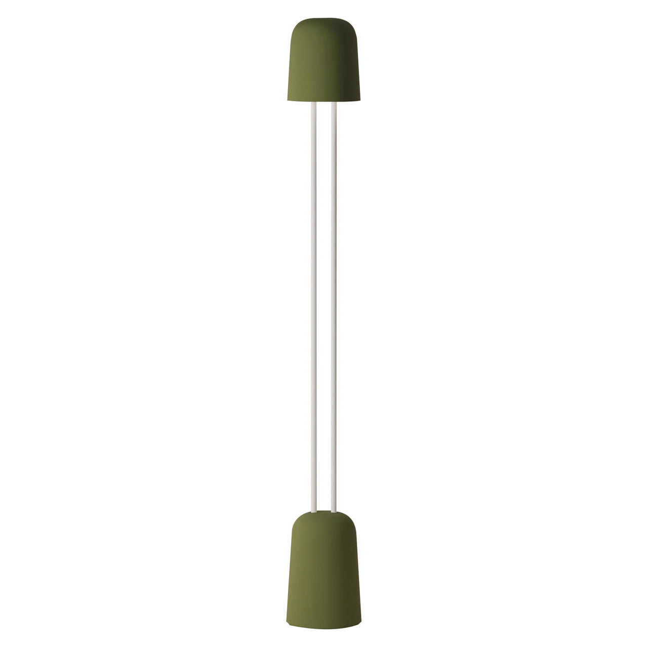 Gio Floor Light: Olive + White