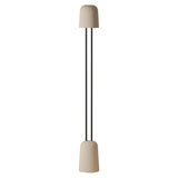 Gio Floor Light: Peach + Black