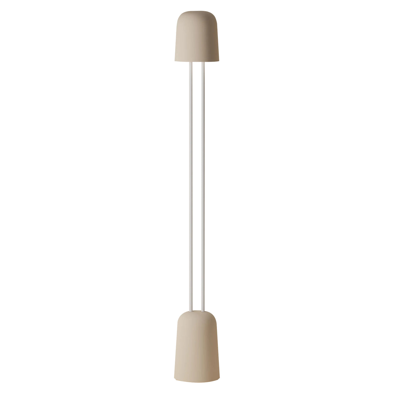 Gio Floor Light: Peach + White