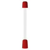 Gio Floor Light: Poppy + White