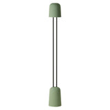 Gio Floor Light: Sage + Black