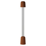 Gio Floor Light: Sedona + Black