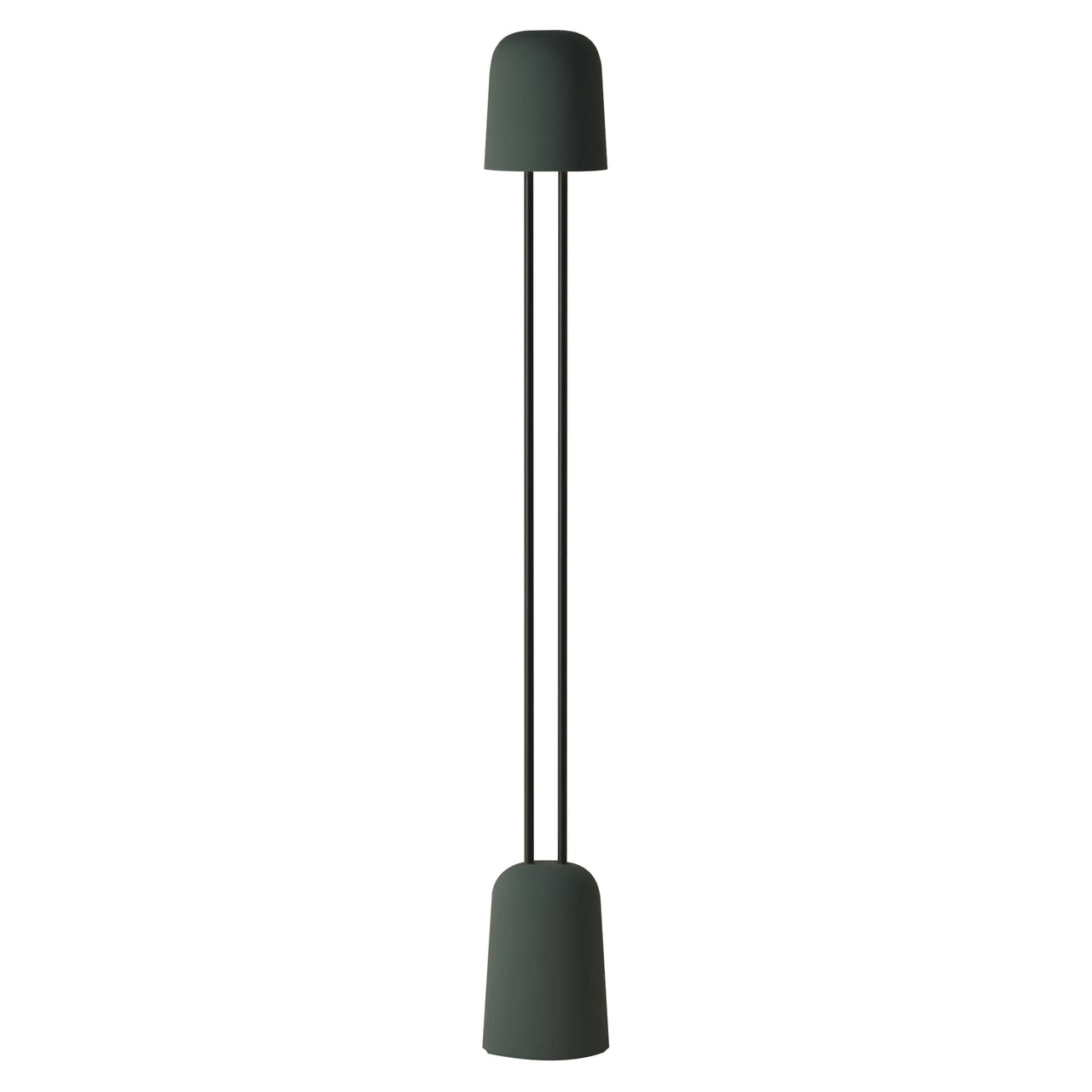 Gio Floor Light: Spruce + Black