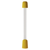 Gio Floor Light: Sunrise + Chrome