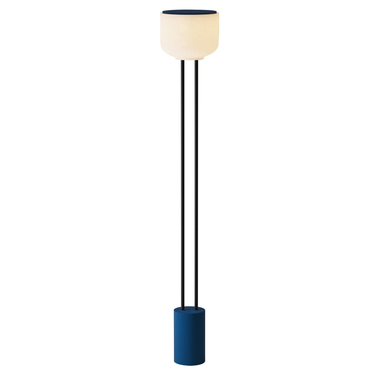 Arpeggio Floor Light: Midnight + Black