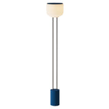 Arpeggio Floor Light: Midnight + Chrome