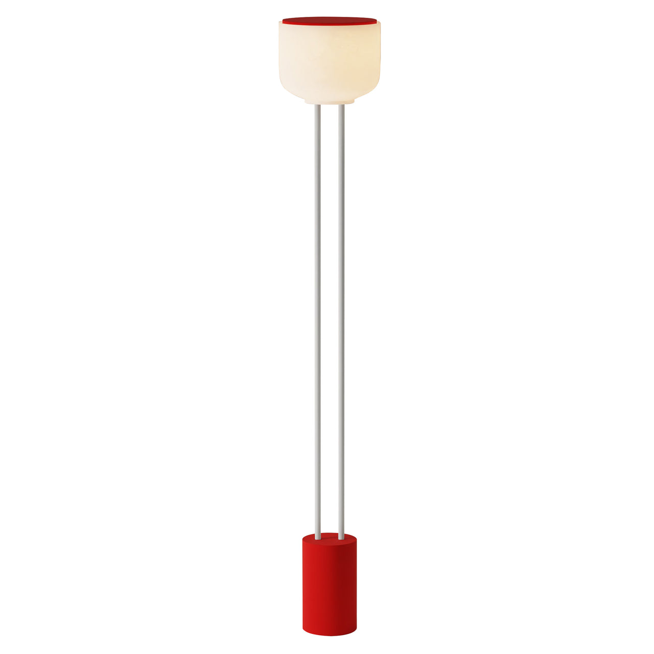 Arpeggio Floor Light: Poppy + White