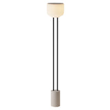Arpeggio Floor Light: Stone + Black