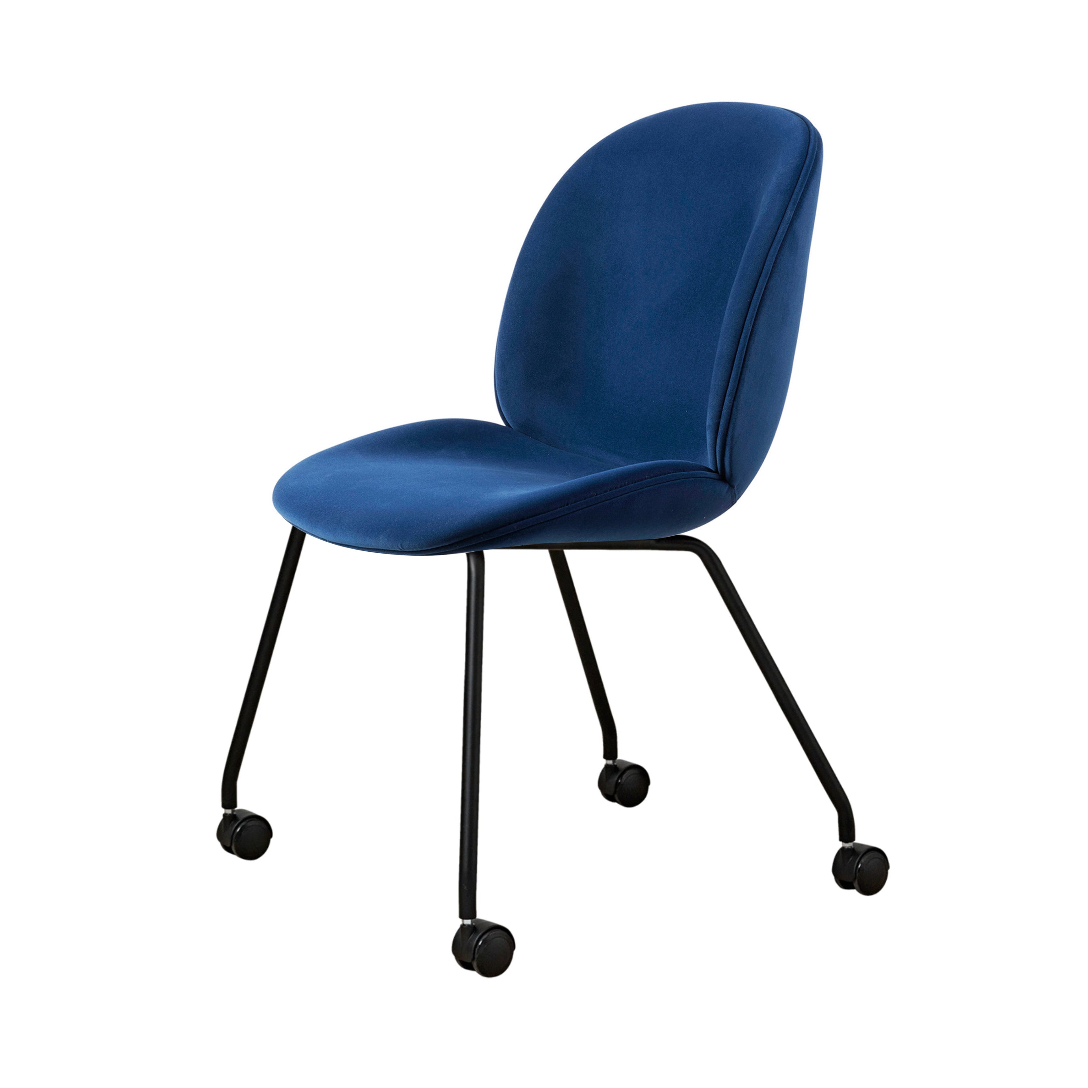 Beetle Meeting Chair: 4 Leg Castor Base + Full Upholstery