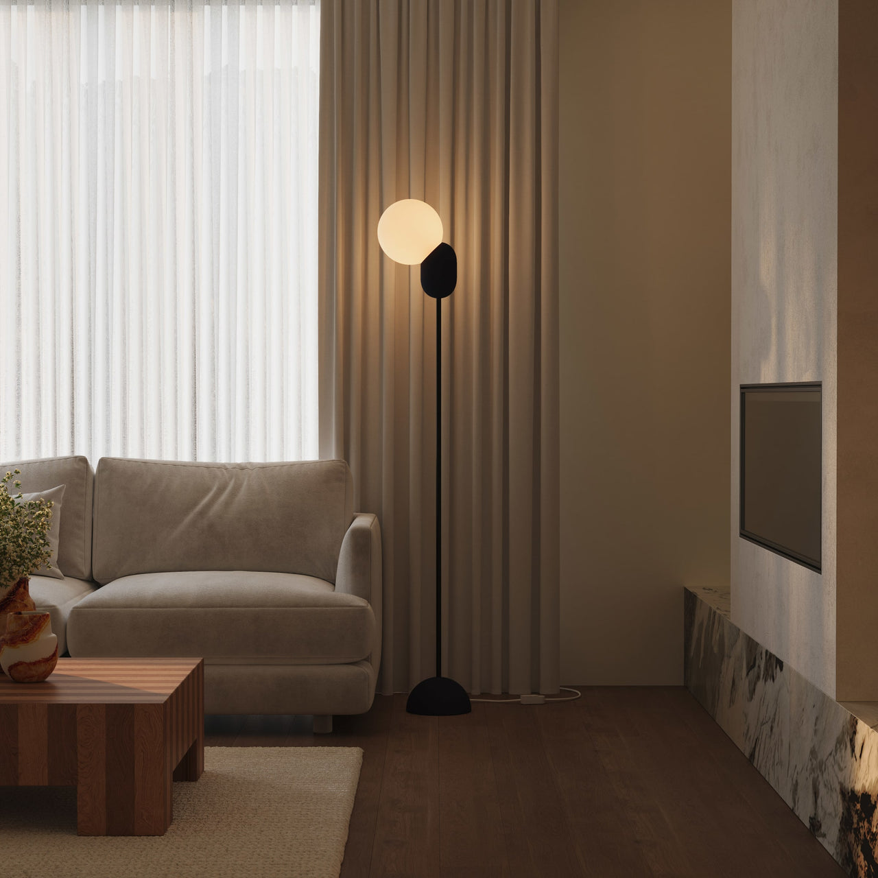 Cantilever Floor Light