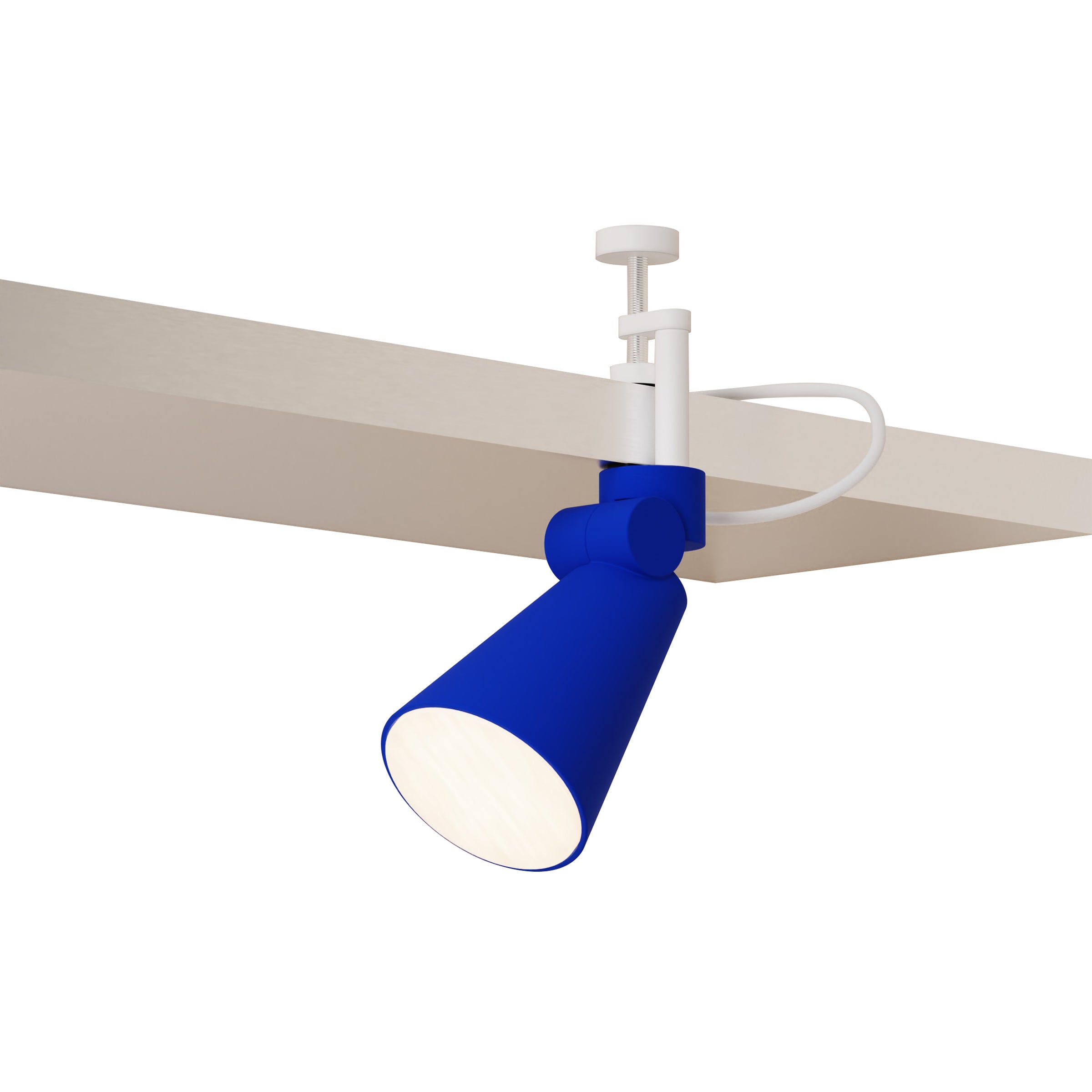 Aim Clamp Light: Cobalt + White