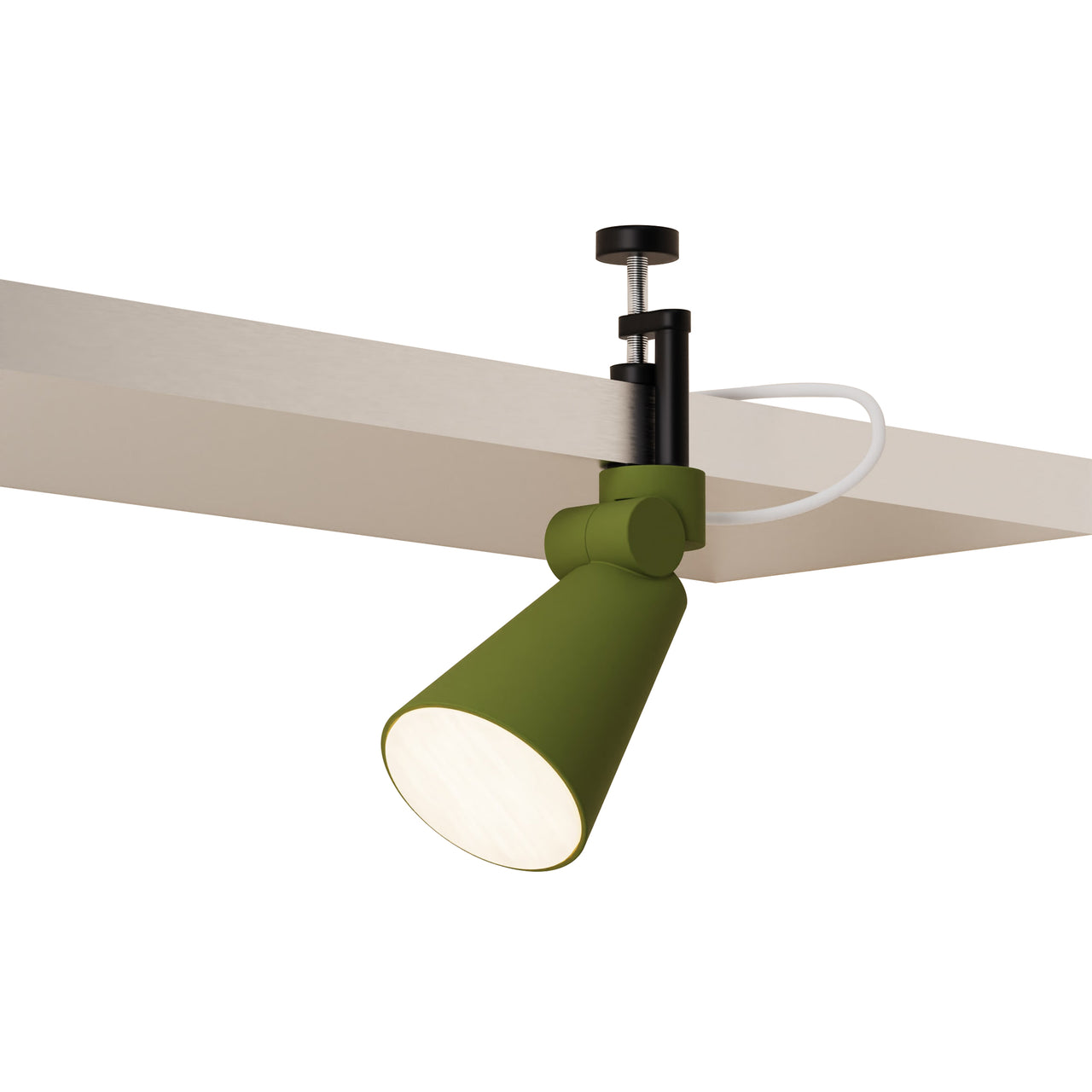 Aim Clamp Light: Olive + Black