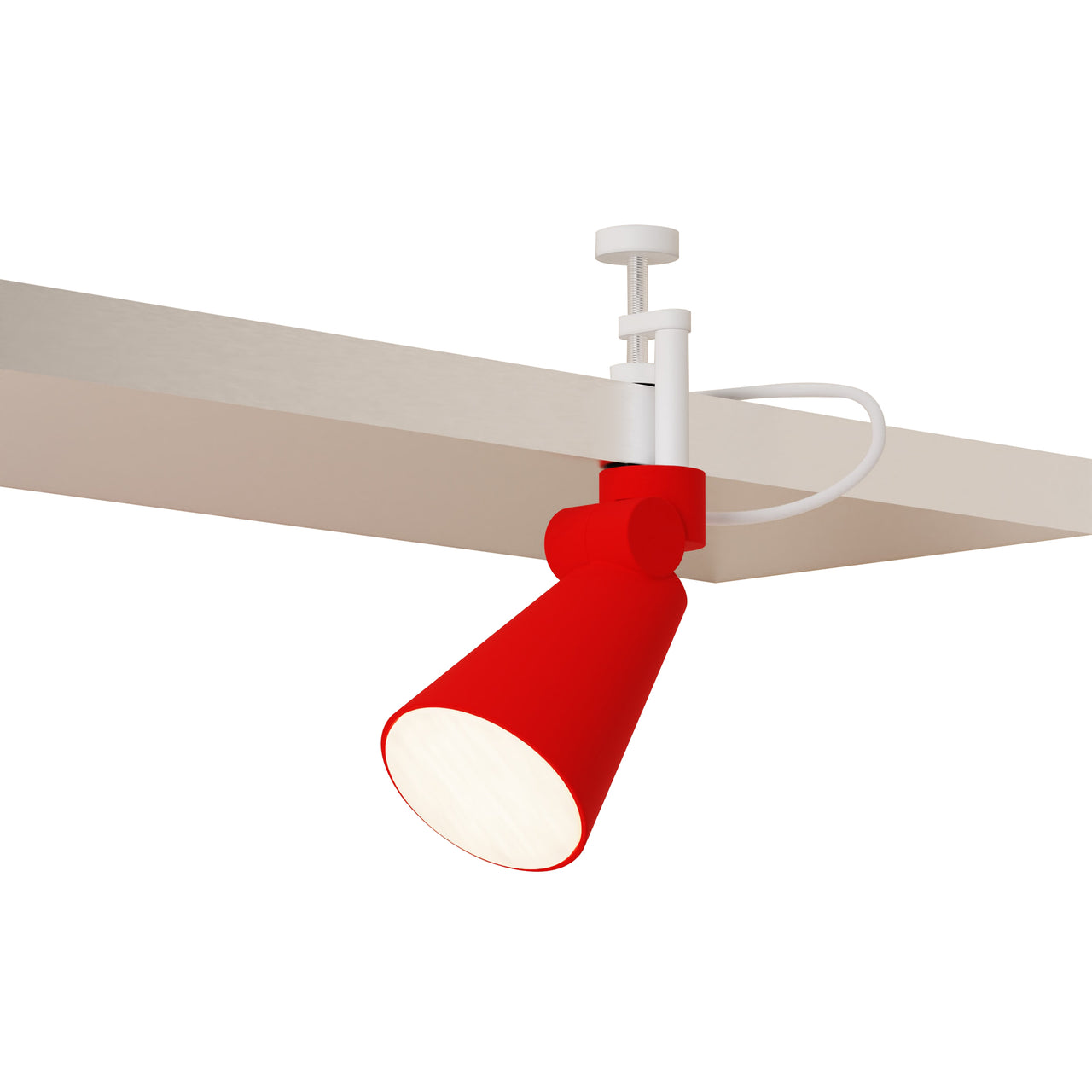 Aim Clamp Light: Poppy + White