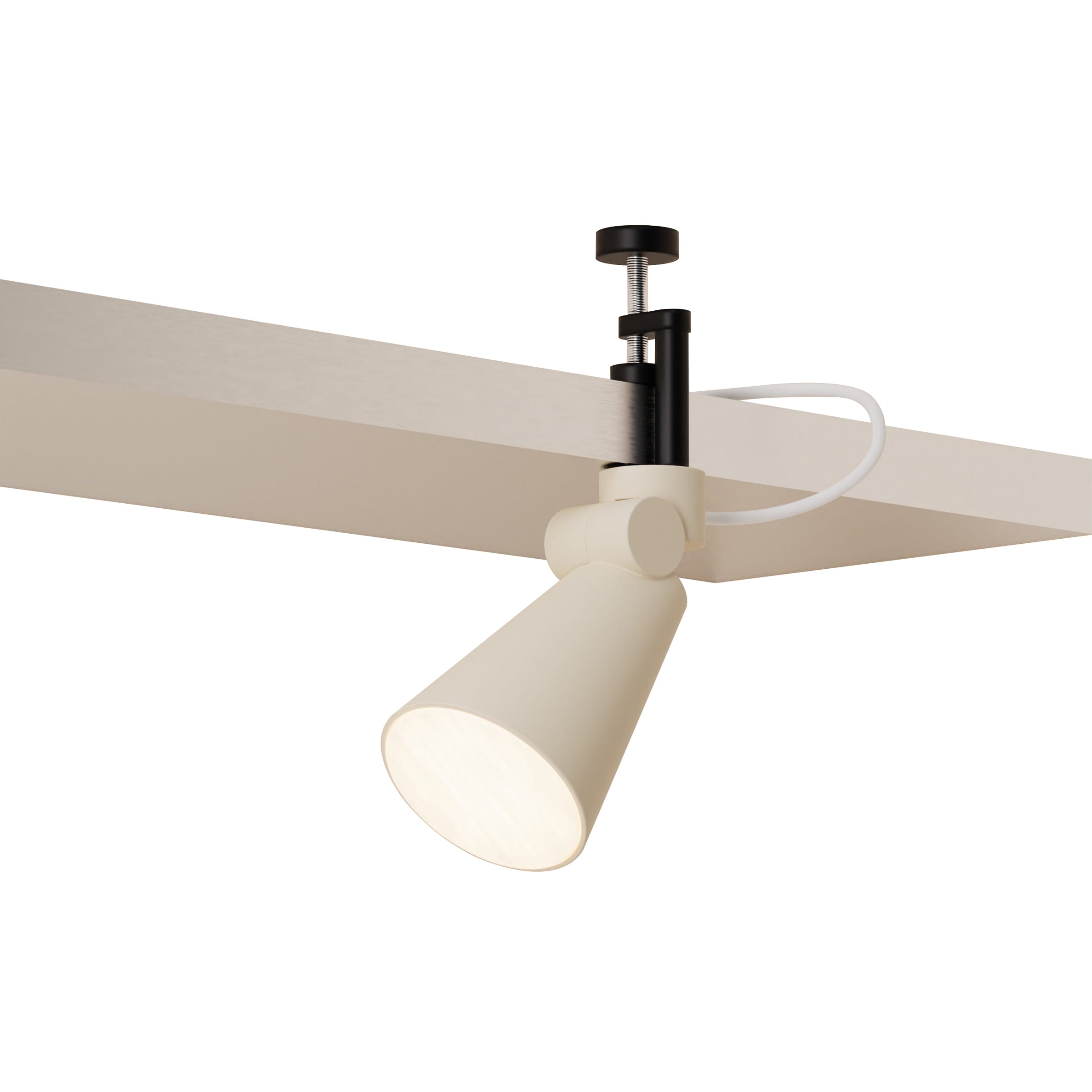 Aim Clamp Light: Sand + Black