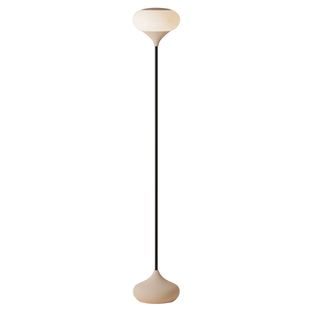 Kobble Floor Light: Peach + Black
