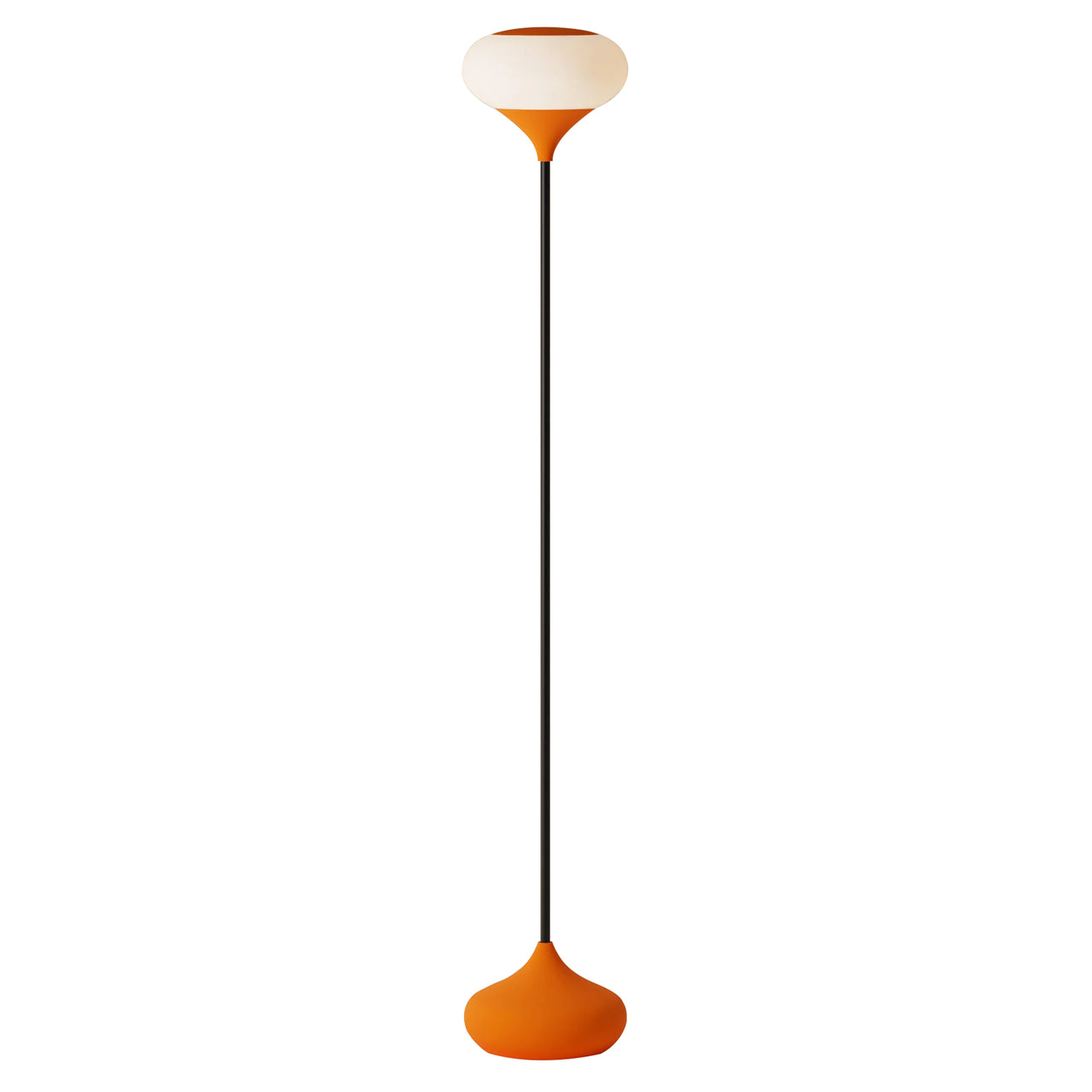 Kobble Floor Light: Persimmon + Black