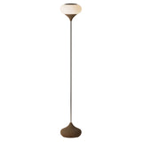 Kobble Floor Light: Walnut + Chrome