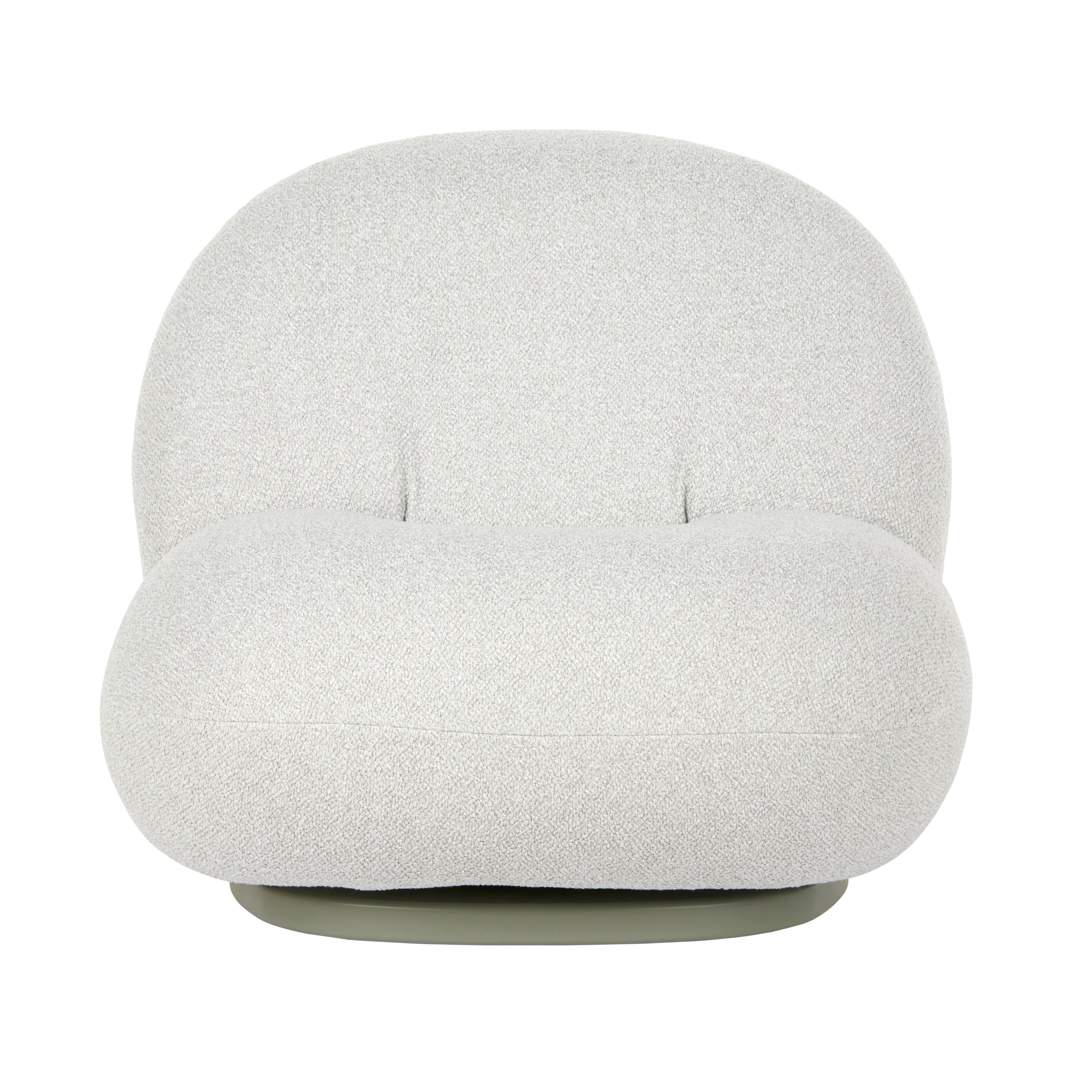 Pacha Lounge Chair: Swivel Base + Outdoor + Without Cover