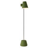 Aim Floor Light: Olive + Chrome