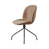 Beetle Meeting Chair: Swivel Base + Full Upholstery + Black Matt