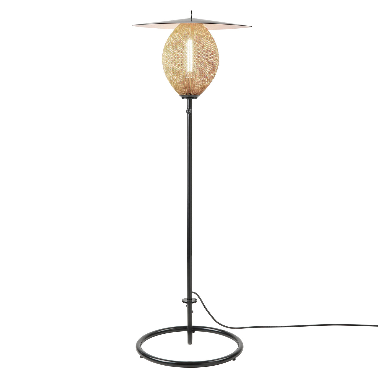 Satellite Outdoor Floor Lamp: Cream White