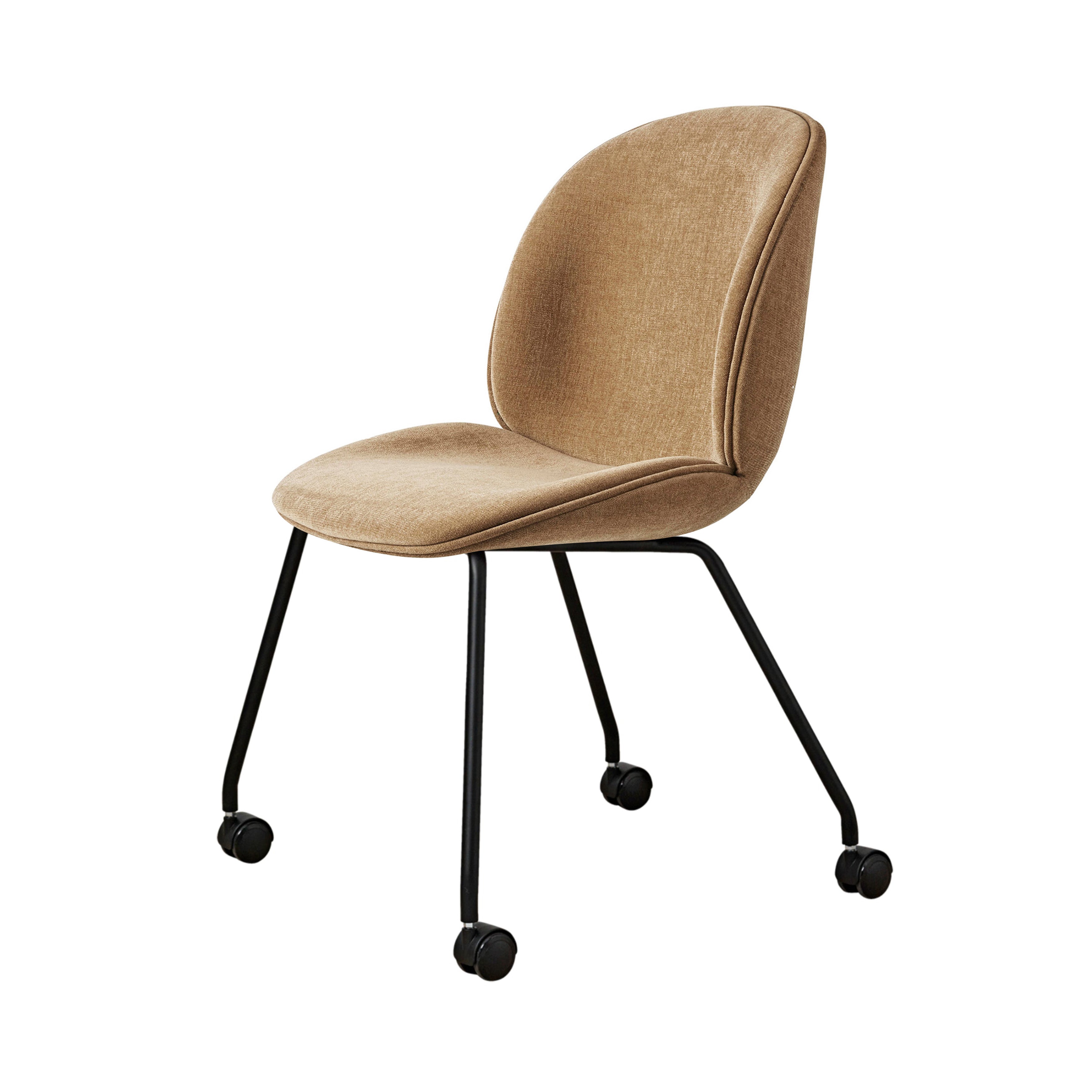 Beetle Meeting Chair: 4 Leg Castor Base + Full Upholstery