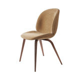 Beetle Dining Chair: Wood Base + Full Upholstery + American Walnut Matt