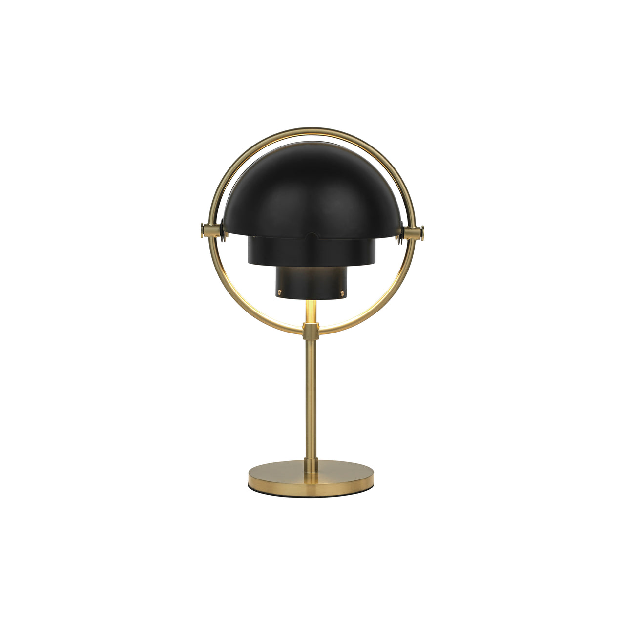 Multi-Lite Portable Lamp: Black + Brass