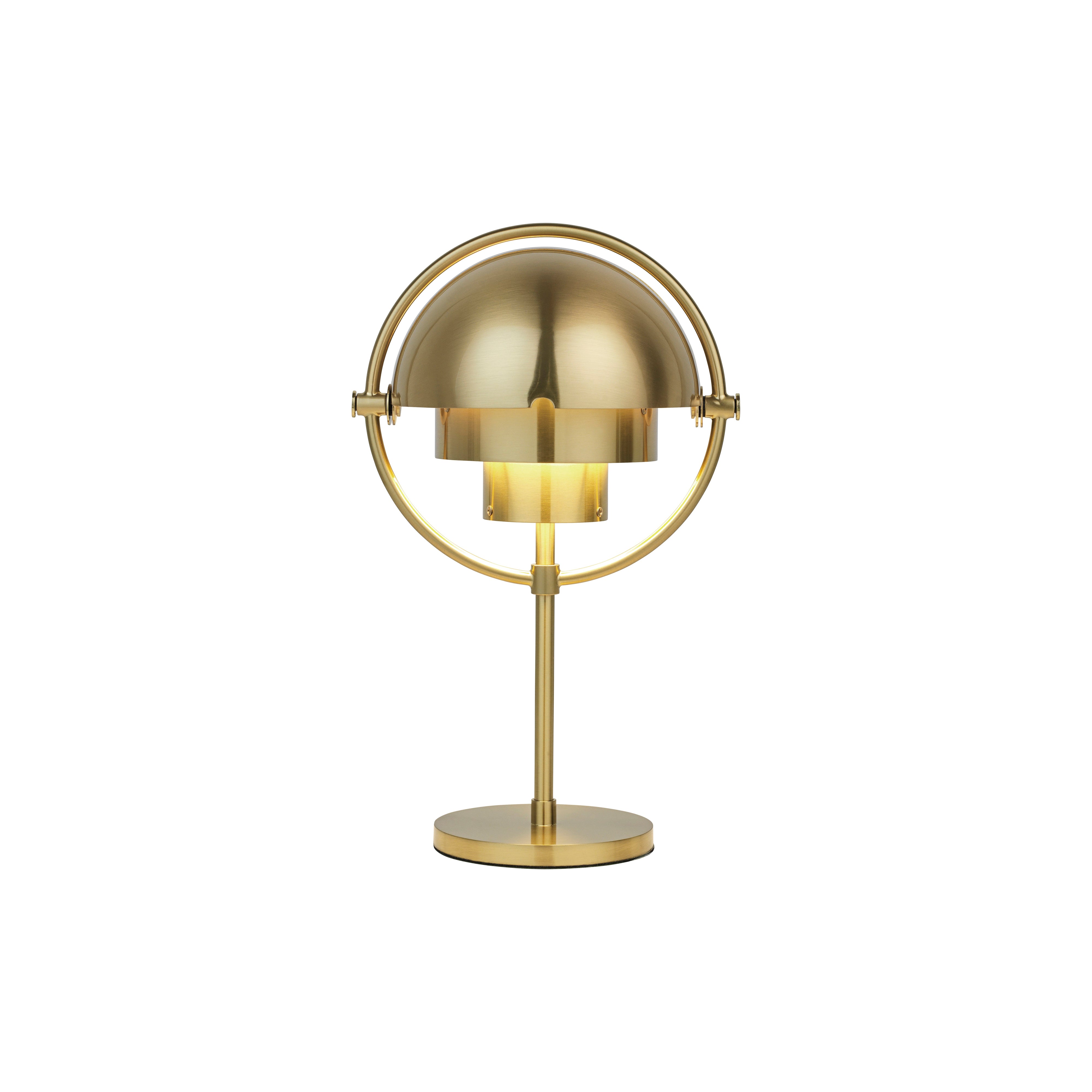 Multi-Lite Portable Lamp: Brass Shiny + Brass