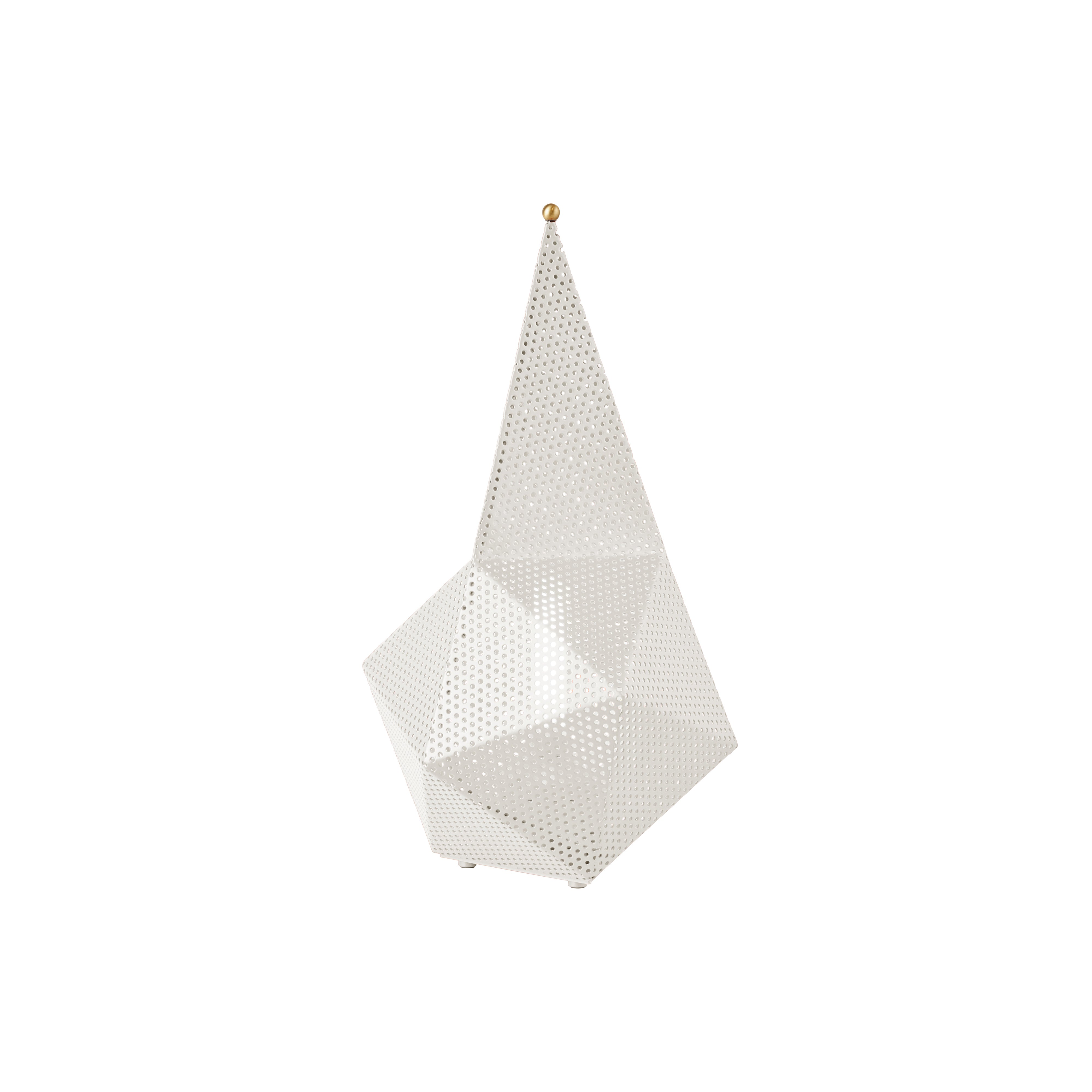 Bagdad Portable Lamp: Cream White Semi Matt