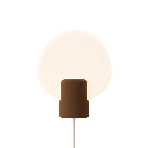 Pavone Wall Light: Walnut