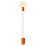 Pavone Floor Light: Persimmon + White