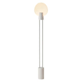 Pavone Floor Light: Snow + White