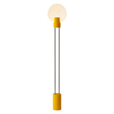 Pavone Floor Light: Sunrise + Chrome